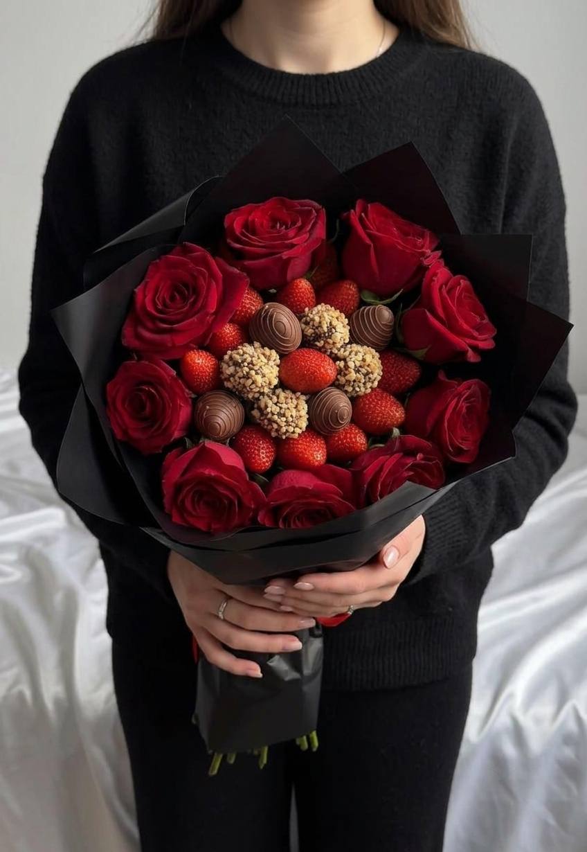 Букет из клубники "Искушение"